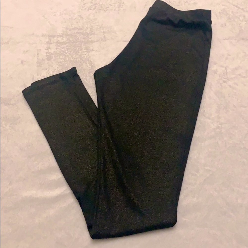Black/gold leggings
